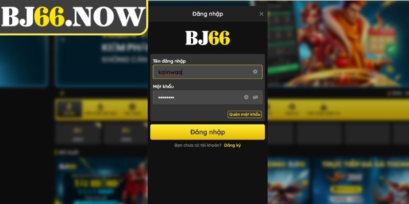 Các bước đăng nhập BJ66 nhanh chóng và ổn định